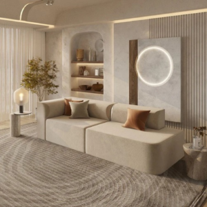 4 Seater Luxury Grey Sofa